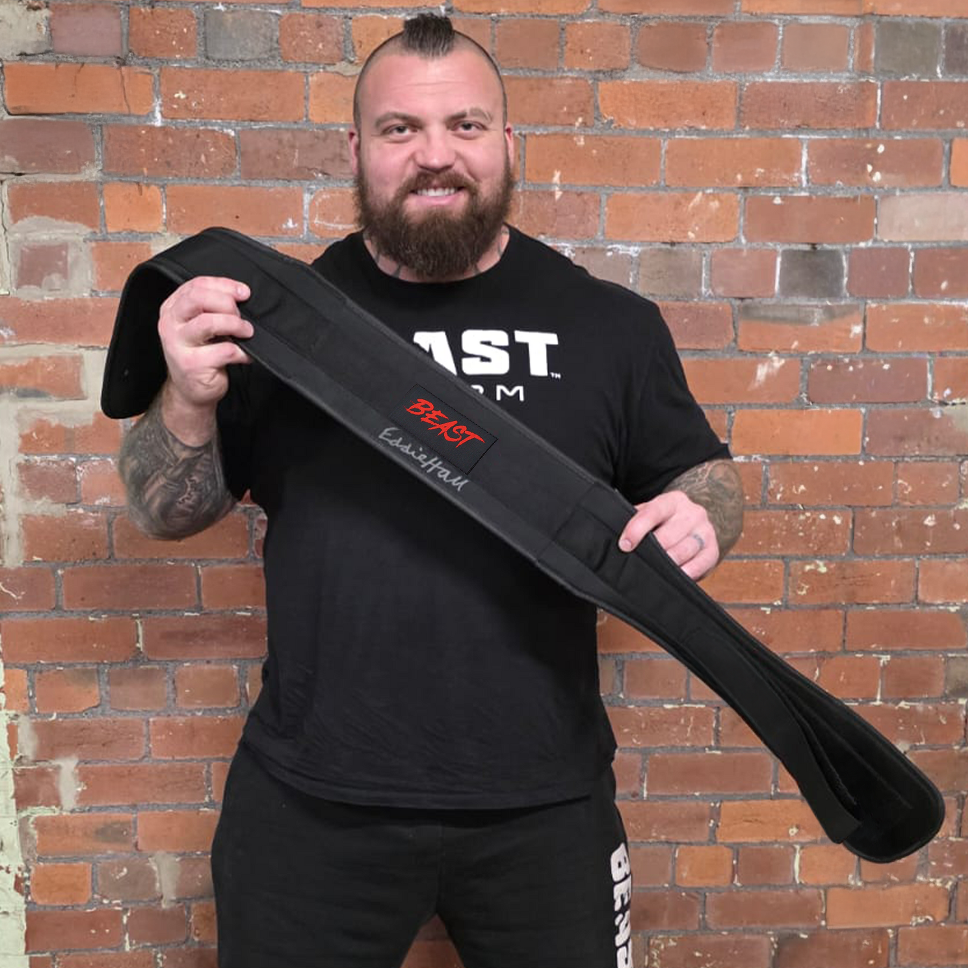 Alpha Designs Signed 'BEAST' Velcro Deadlifting Belt