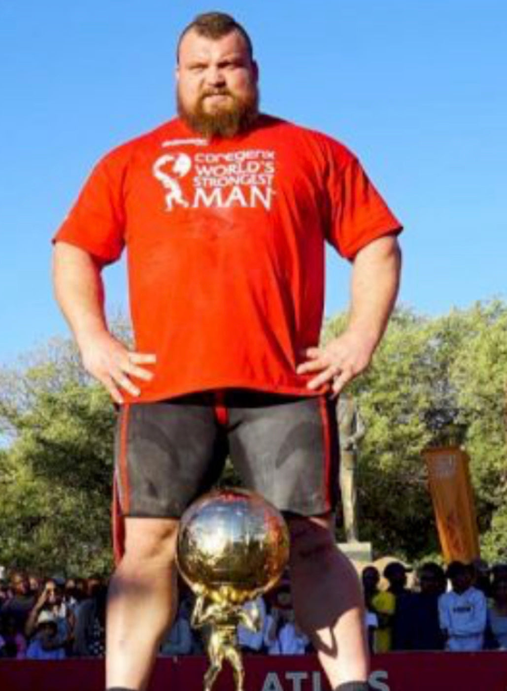 Eddie Hall – Signed WSM 2017 – Botswana T-Shirt