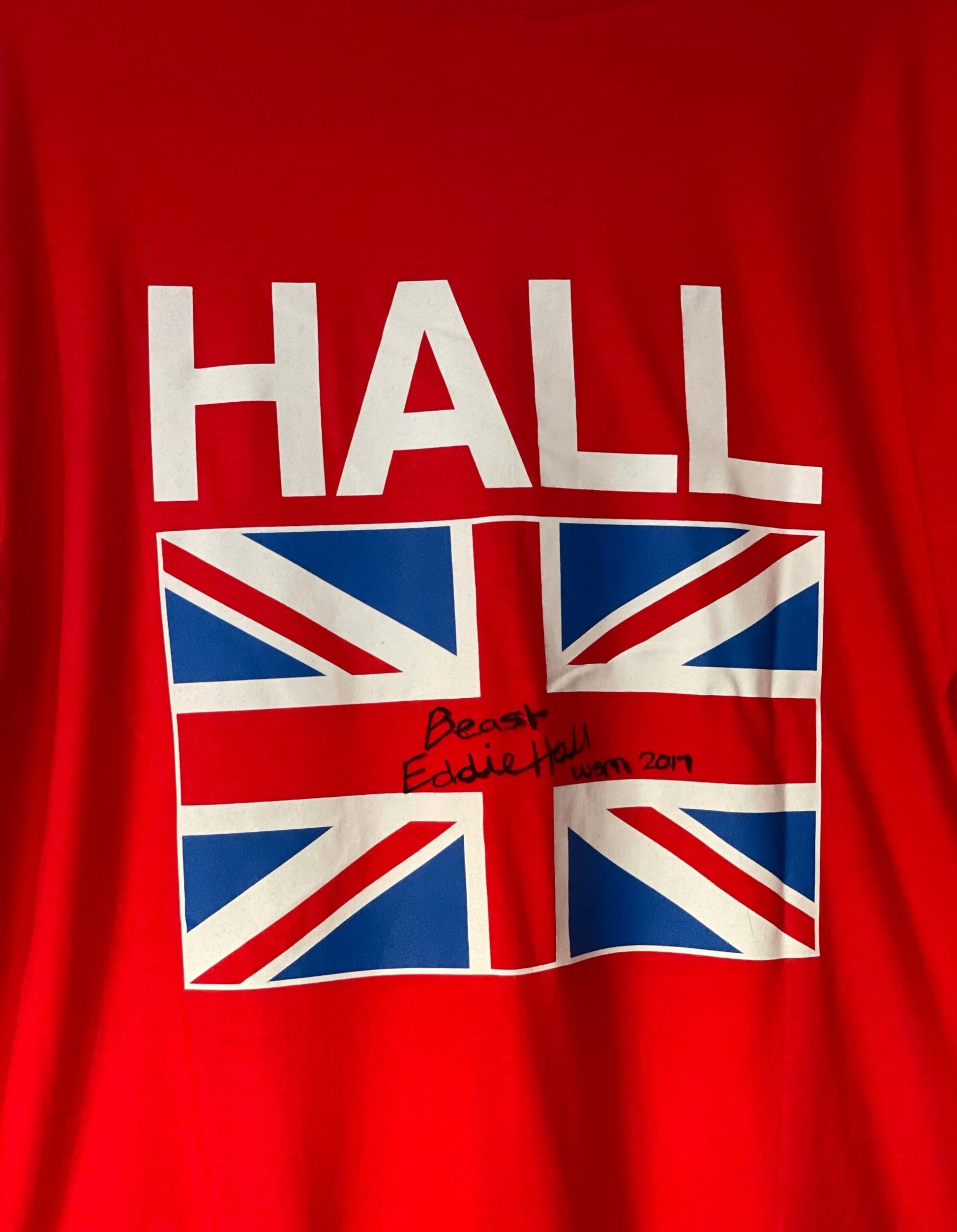 Eddie Hall – Signed WSM 2017 – Botswana T-Shirt